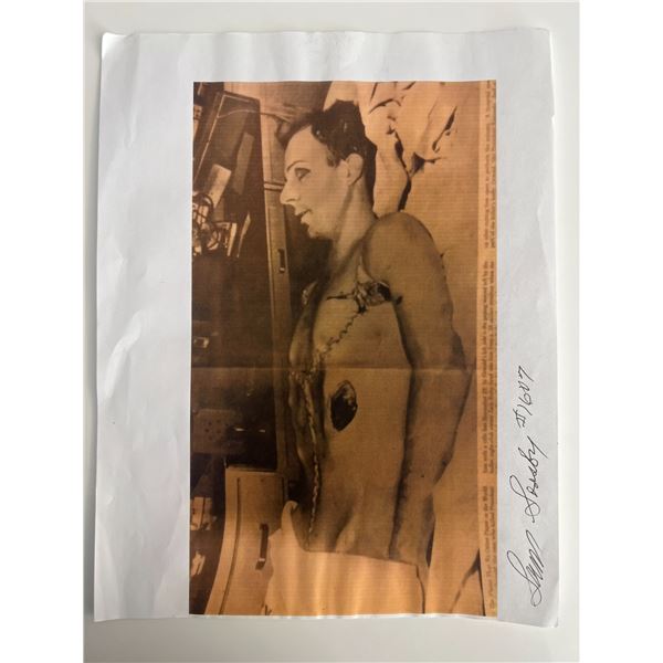 JFK assassination Sam Sorsby signed photo