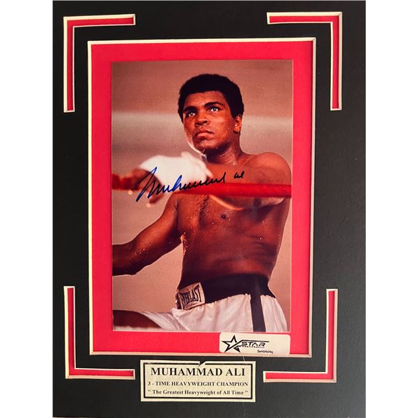 Muhammad Ali signed photo