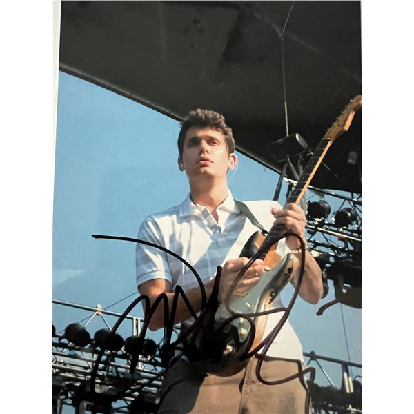 John Mayer signed photo