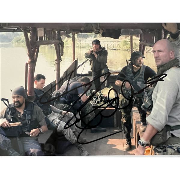 Rambo Sylvester Stallone signed movie photo