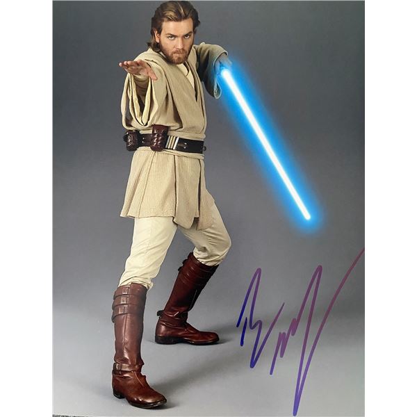 Star Wars Ewan McGregor signed photo