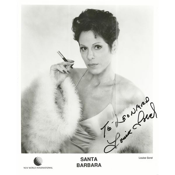 Santa Barbara Louise Sorel signed photo