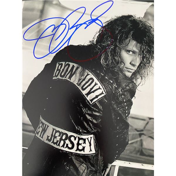 Jon Bon Jovi signed photo