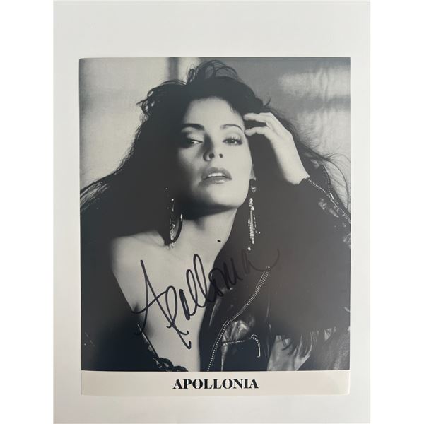 Apollonia signed photo