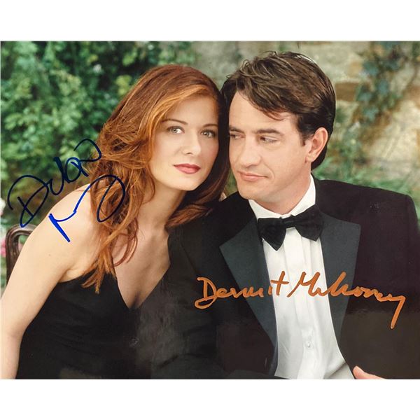 The Wedding Date Dermot Mulroney and Debra Messing signed movie photo