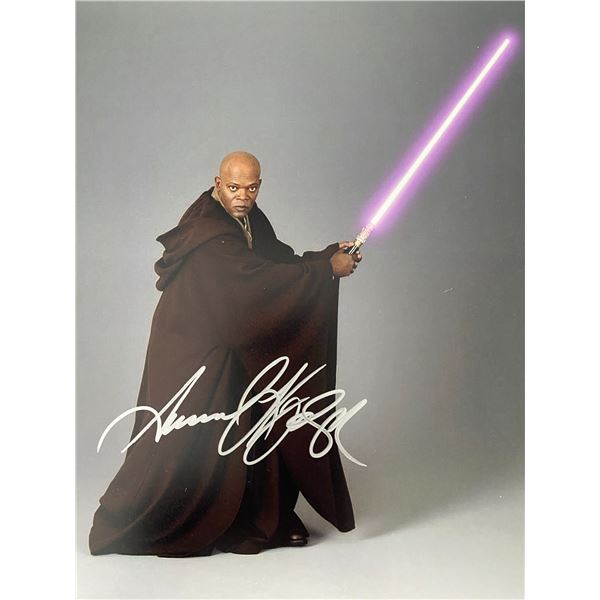 Star Wars Samuel Jackson signed photo