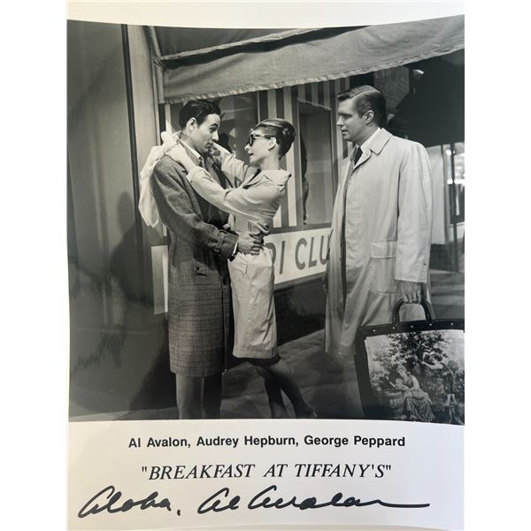 Breakfast At Tiffany's Al Avalon signed photo