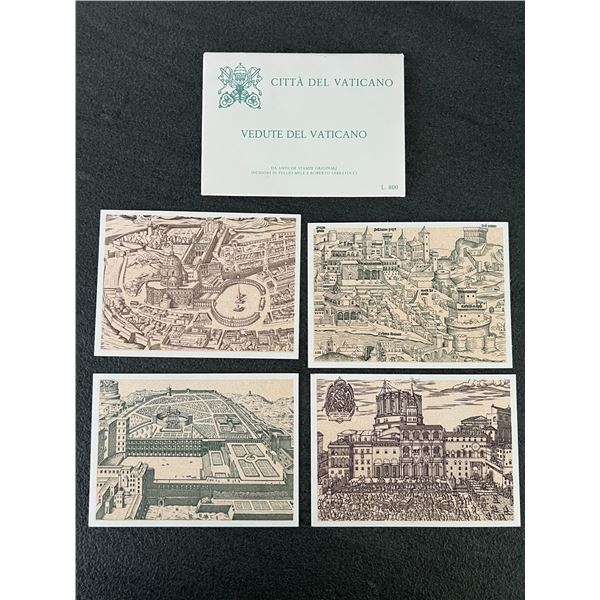 City of the Vatican set of 4 cards