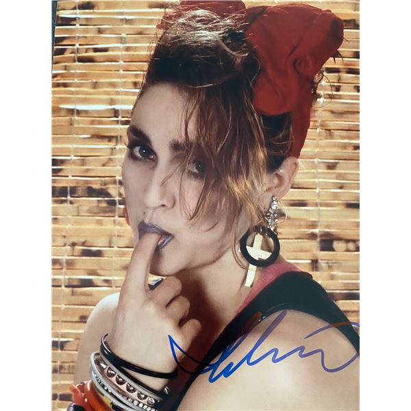 Madonna signed photo