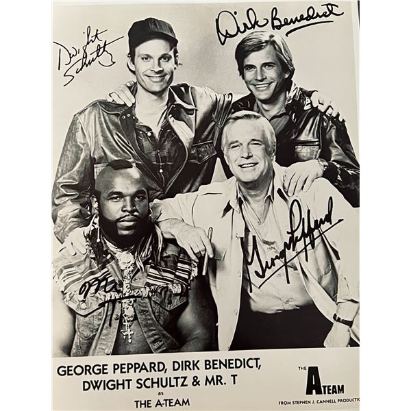 The A-Team cast signed photo