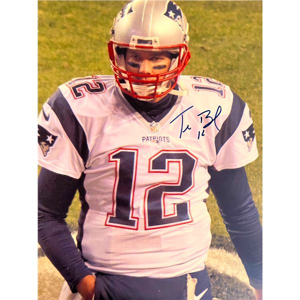 Tom Brady signed photo