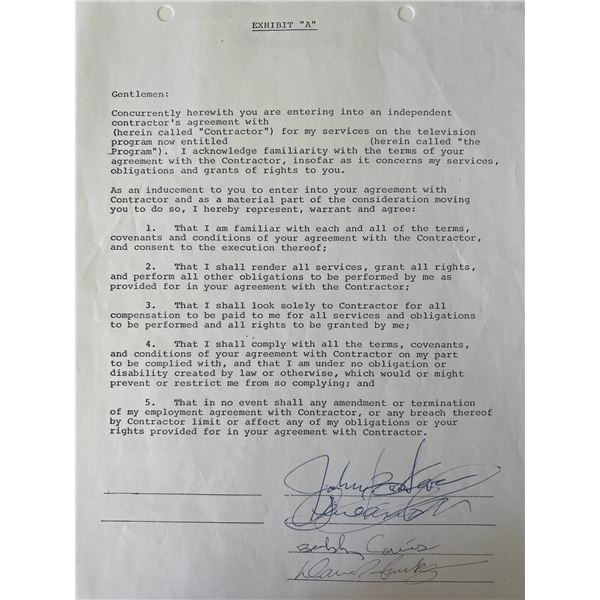 The Unbeatables signed contract