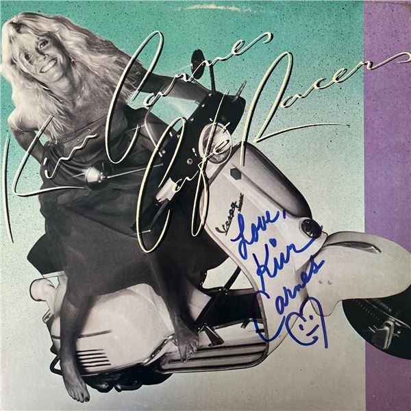 Kim Carnes signed Cafe Racers album