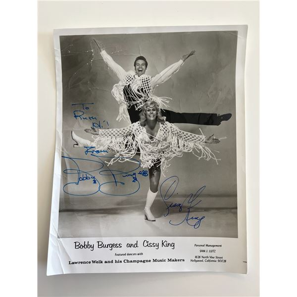 Bobby Burgess and Cissy King signed photo
