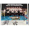 Image 1 : 1995 Anaheim Bullfrogs signed team photo