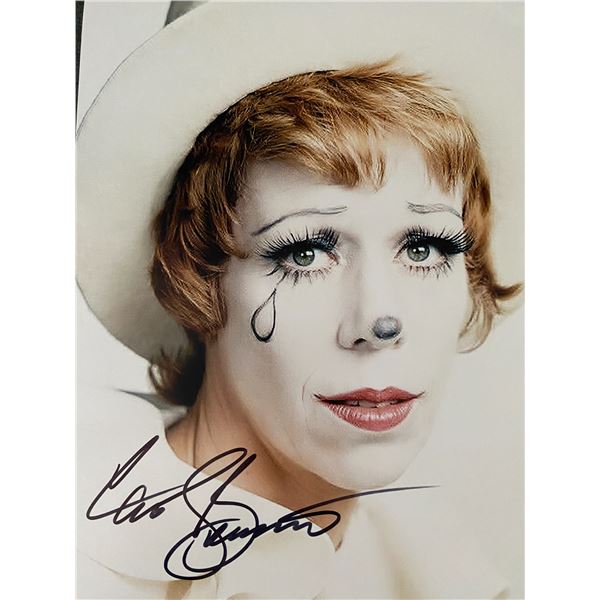 Carol Burnett signed photo