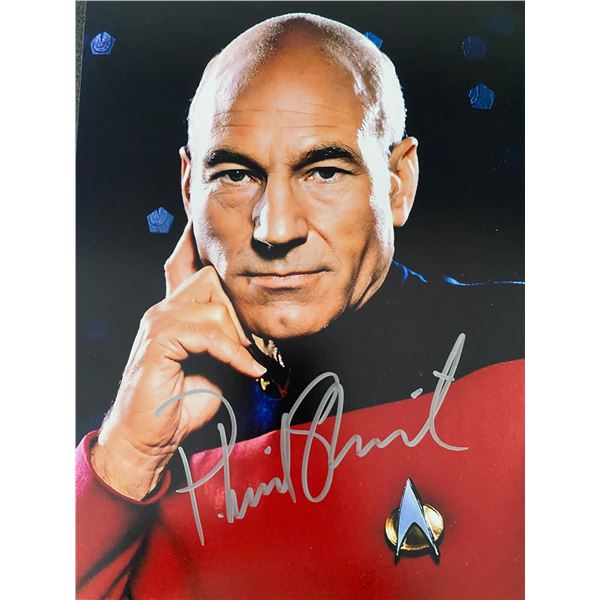 Star Trek Patrick Stewart signed photo