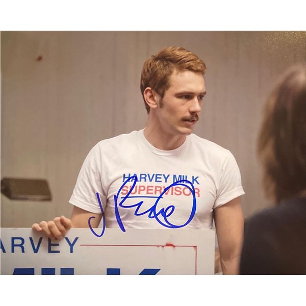 Milk James Franco Signed Movie Photo