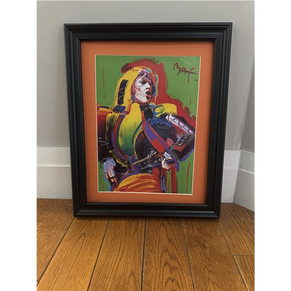 Mick jagger print by Peter Max