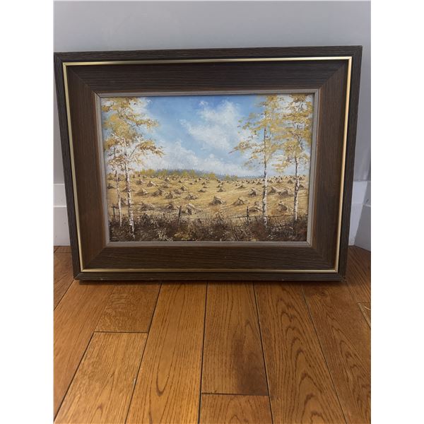 Oil painting by Robert D McLean