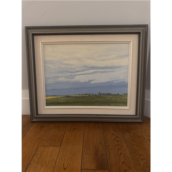Prairies oil painting signed Mcinnis