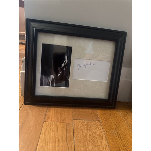 Signed photo of Jesse Jackson no COA