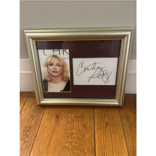 Courtney love signed picture no COA