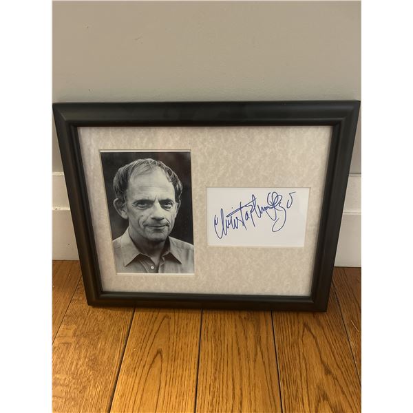 Christopher Lloyd - Signed Photo , no Coa