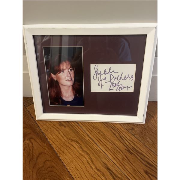 Sarah, The Duchess of York,  dated '204-' (. likely 2004).No COA