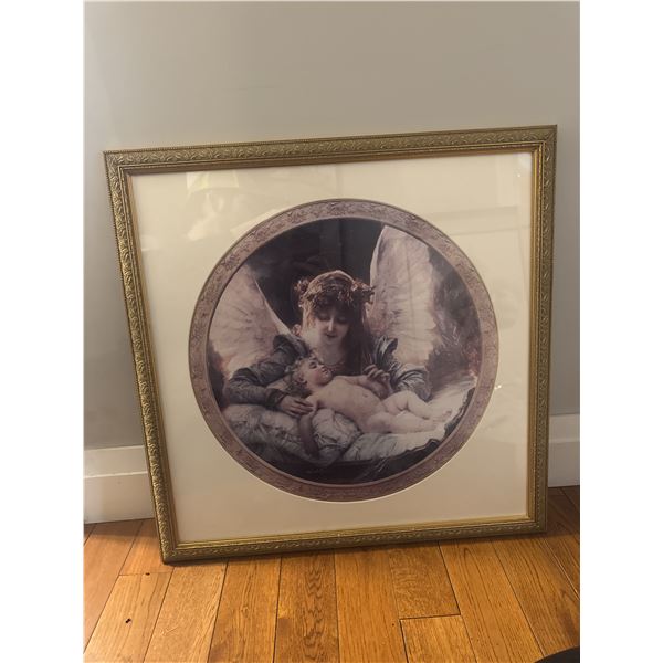 “L'Ange Gardien” Framed print