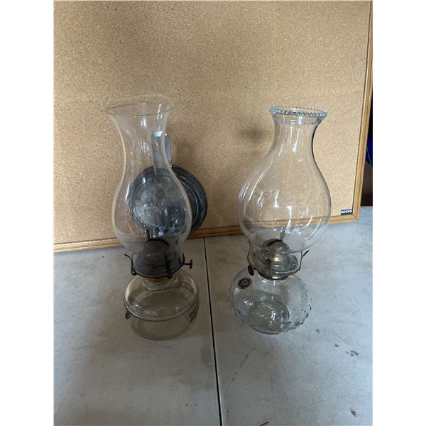 Antique oil/kerosene lanterns