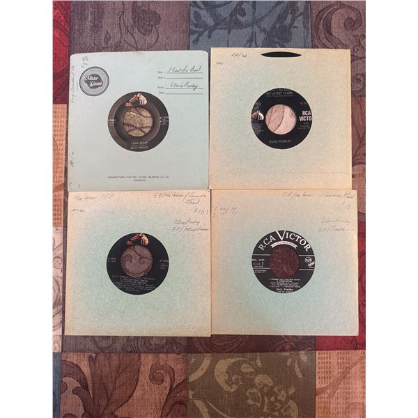 4 Elvis Presley 45’s
