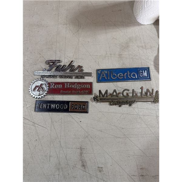 5 Alberta dealership badges