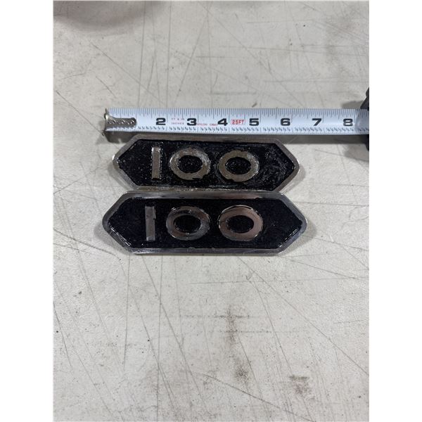 Dodge truck badge set