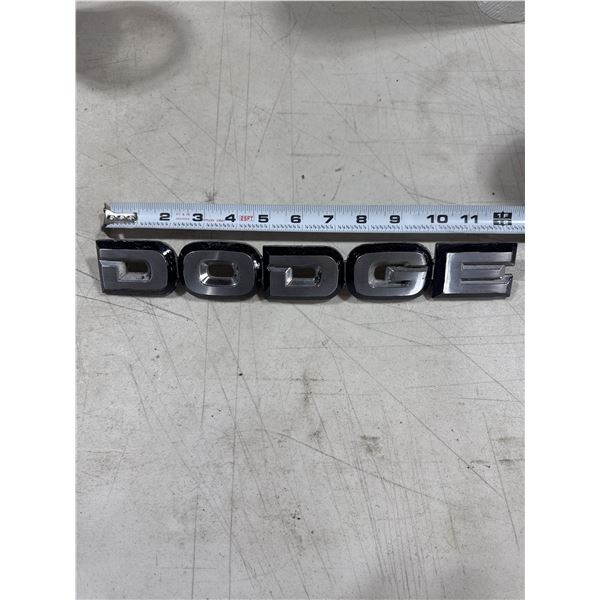 1st gen dodge hood badge metal