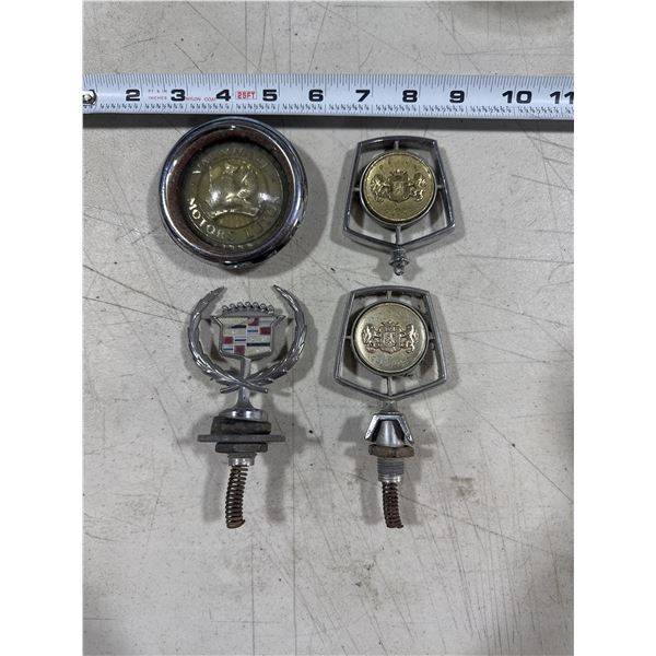 Various hood emblems and horn button