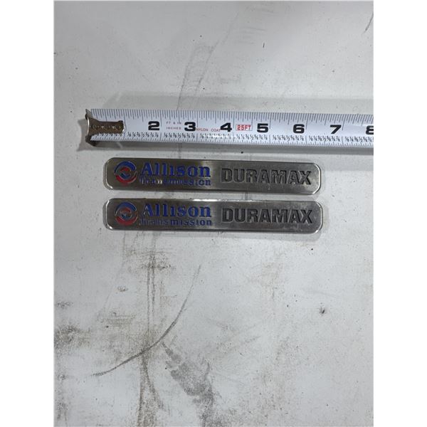 Chevy Duramax door badges