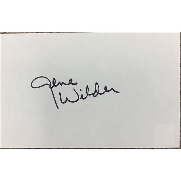 Gene Wilder original Young Frankenstein signature