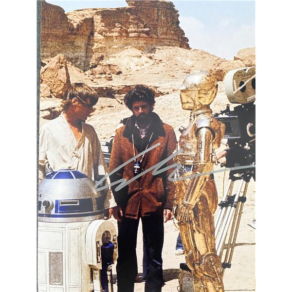 Star Wars George Lucas signed photo