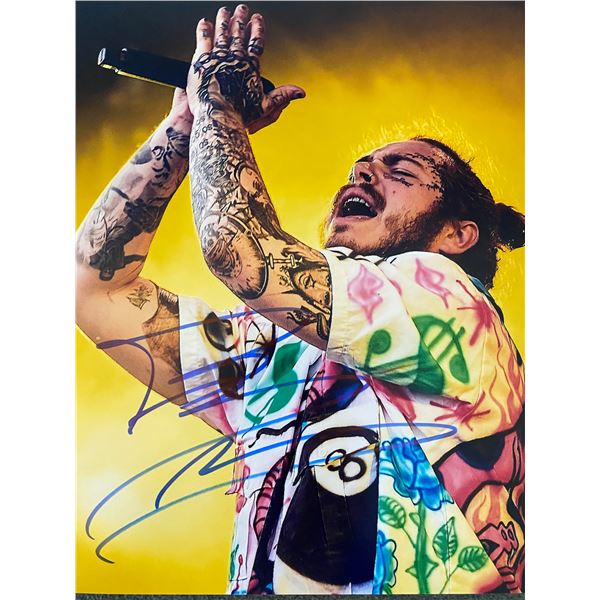 Post Malone signed photo