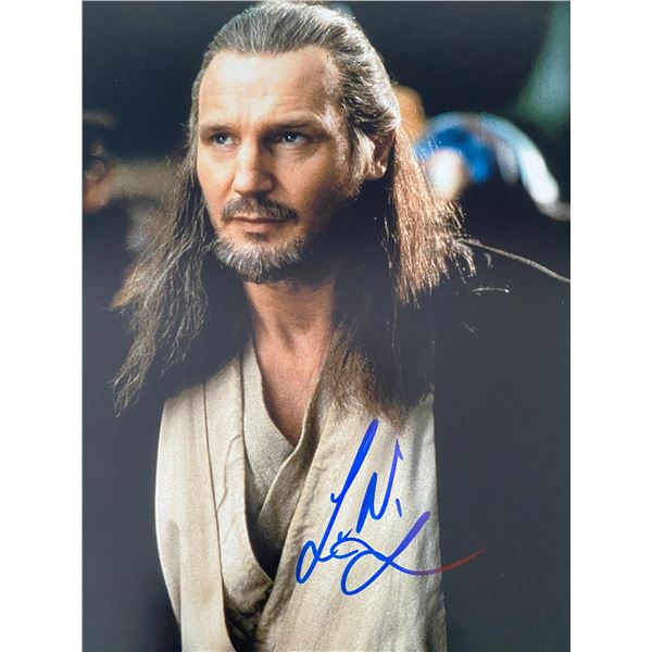 Star Wars Liam Neeson signed photo