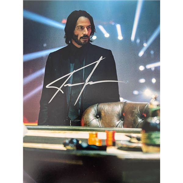 John Wick Keanu Reeves signed photo
