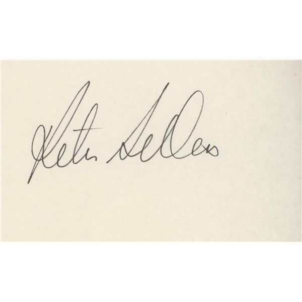 Peter Sellers signature cut