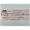 Image 1 : Tracy Scoggins signed check