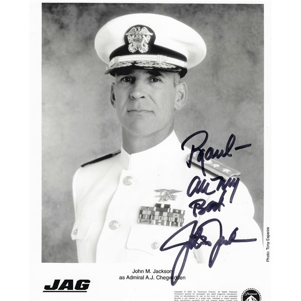 JAG John M. Jackson signed photo