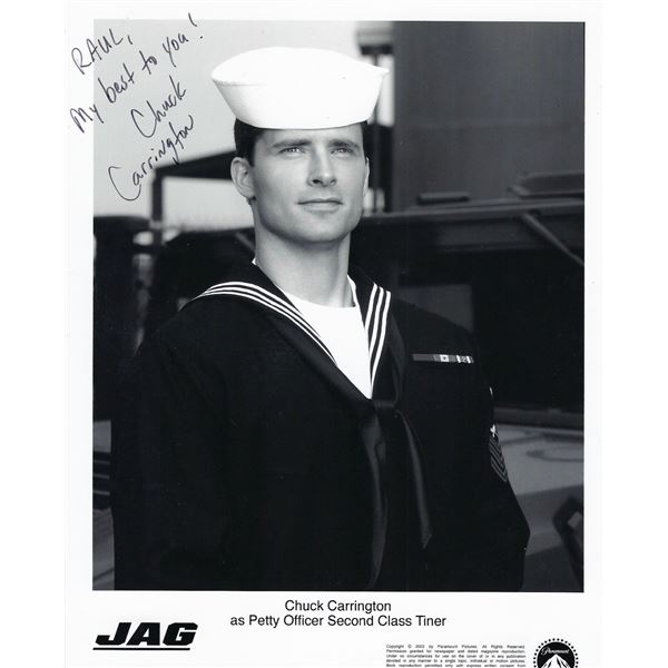 JAG Chuck Carrington signed photo