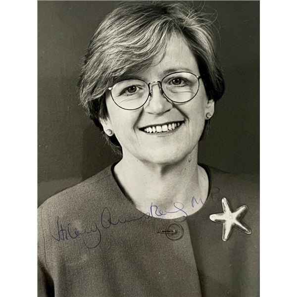 British Labour Party politician Hilary Armstrong signed photo