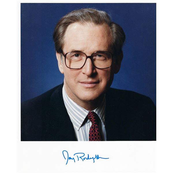Senator Jay Rockefeller signed photo