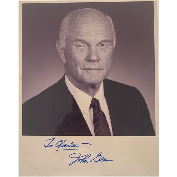 Astronaut John Glenn signed photo. GFA Authenticated