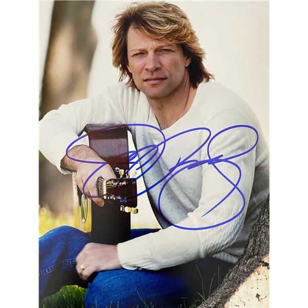 Jon Bon Jovi signed photo